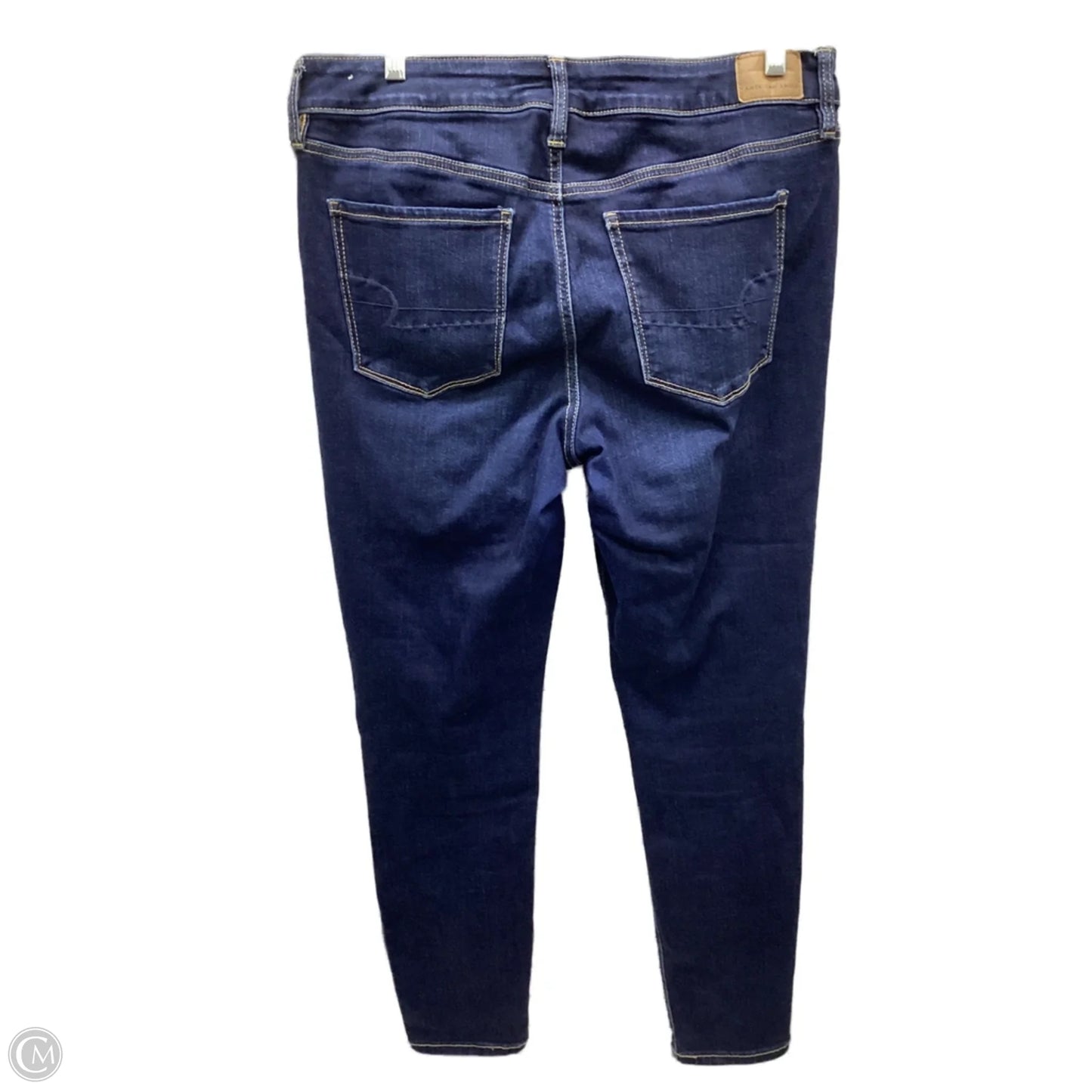 Jeans Jeggings By American Eagle In Blue Denim, Size: 14