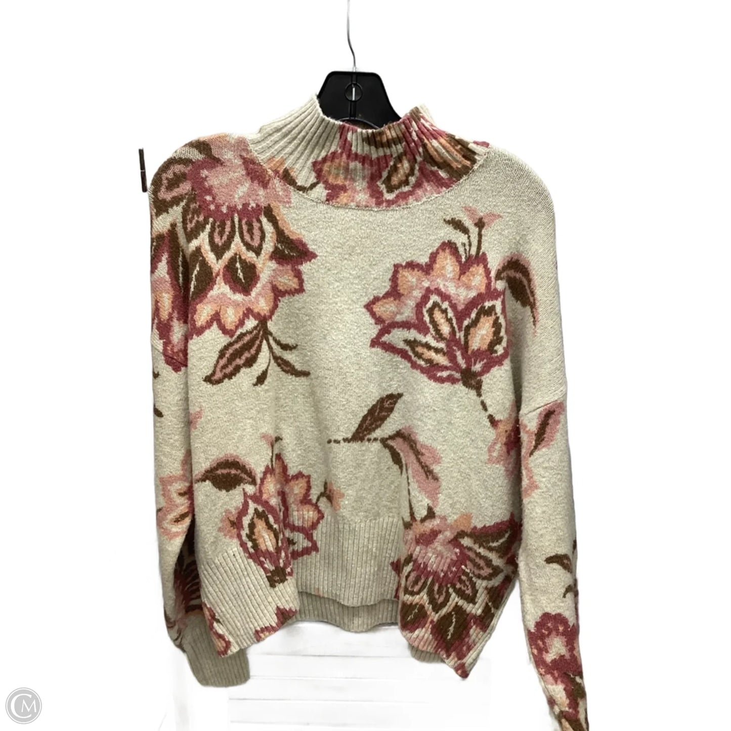 Sweater By Lc Lauren Conrad In Floral Print, Size: M