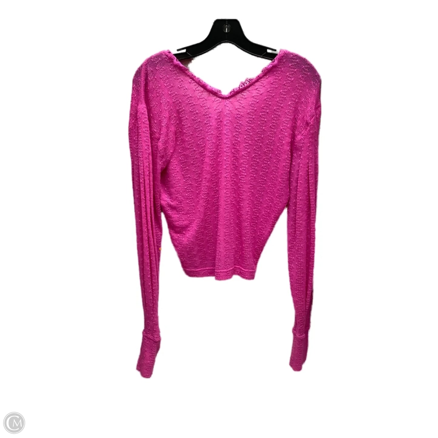 Top Long Sleeve Basic By Free People In Pink, Size: Xs