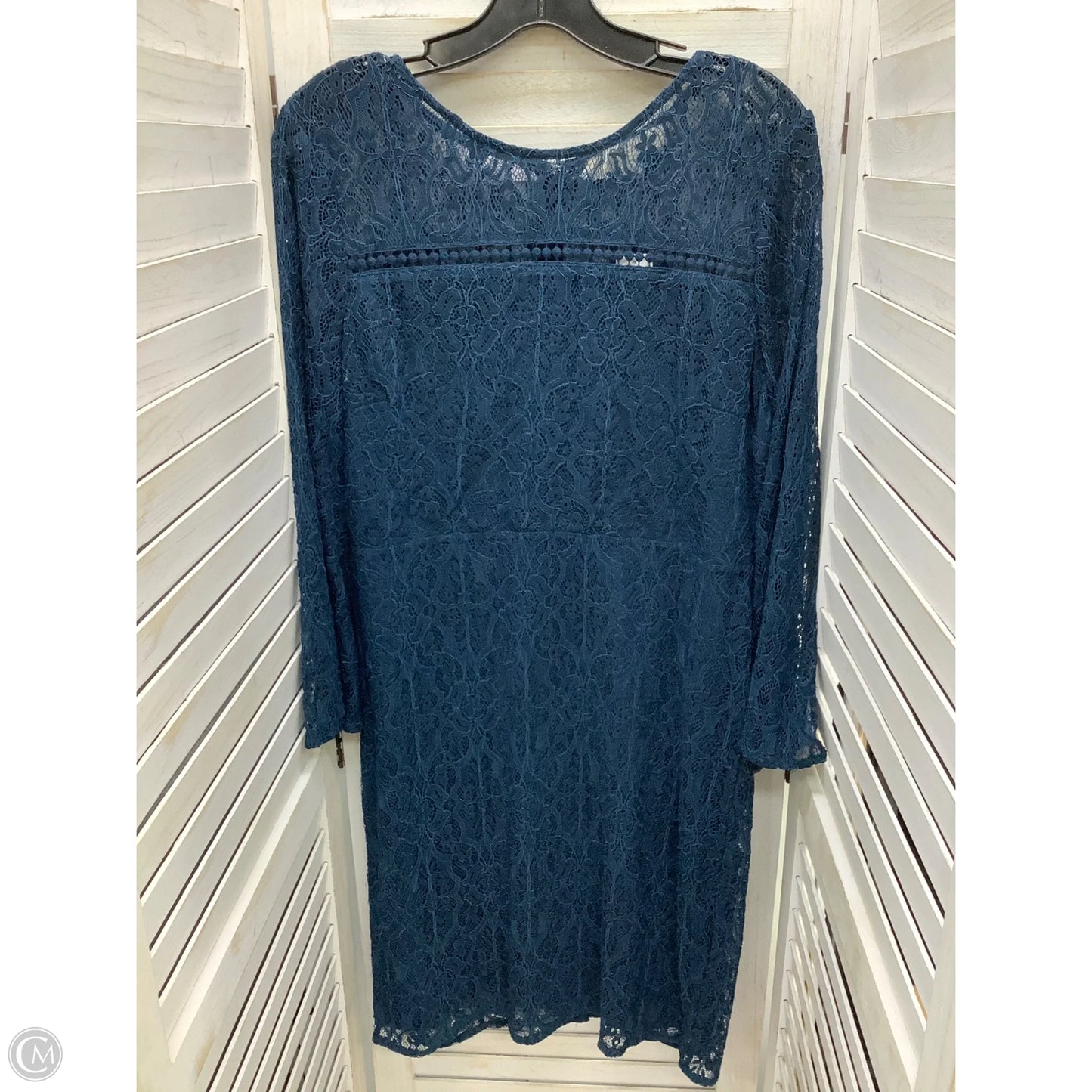 Dress Casual Short By Loft In Teal, Size: M