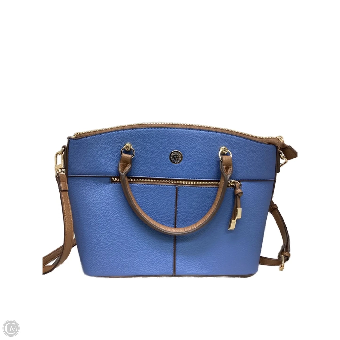 Tote Leather By Anne Klein, Size: Medium