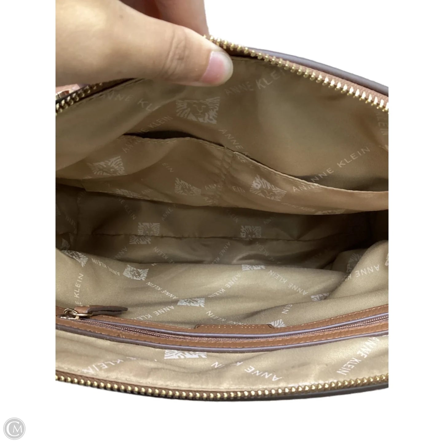 Tote Leather By Anne Klein, Size: Medium