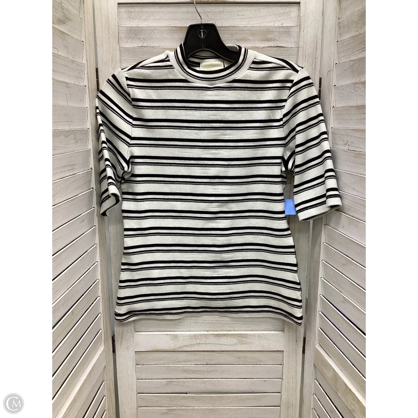Top Short Sleeve By Maeve In Striped Pattern, Size: S
