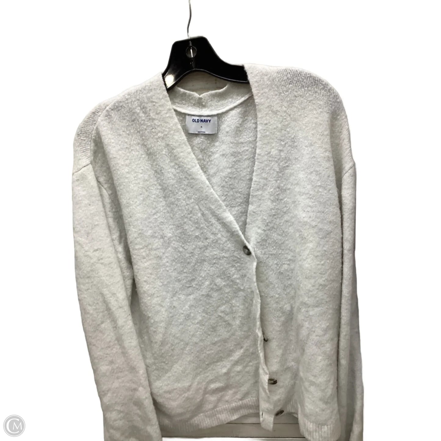 Sweater Cardigan By Old Navy In White, Size: Xl
