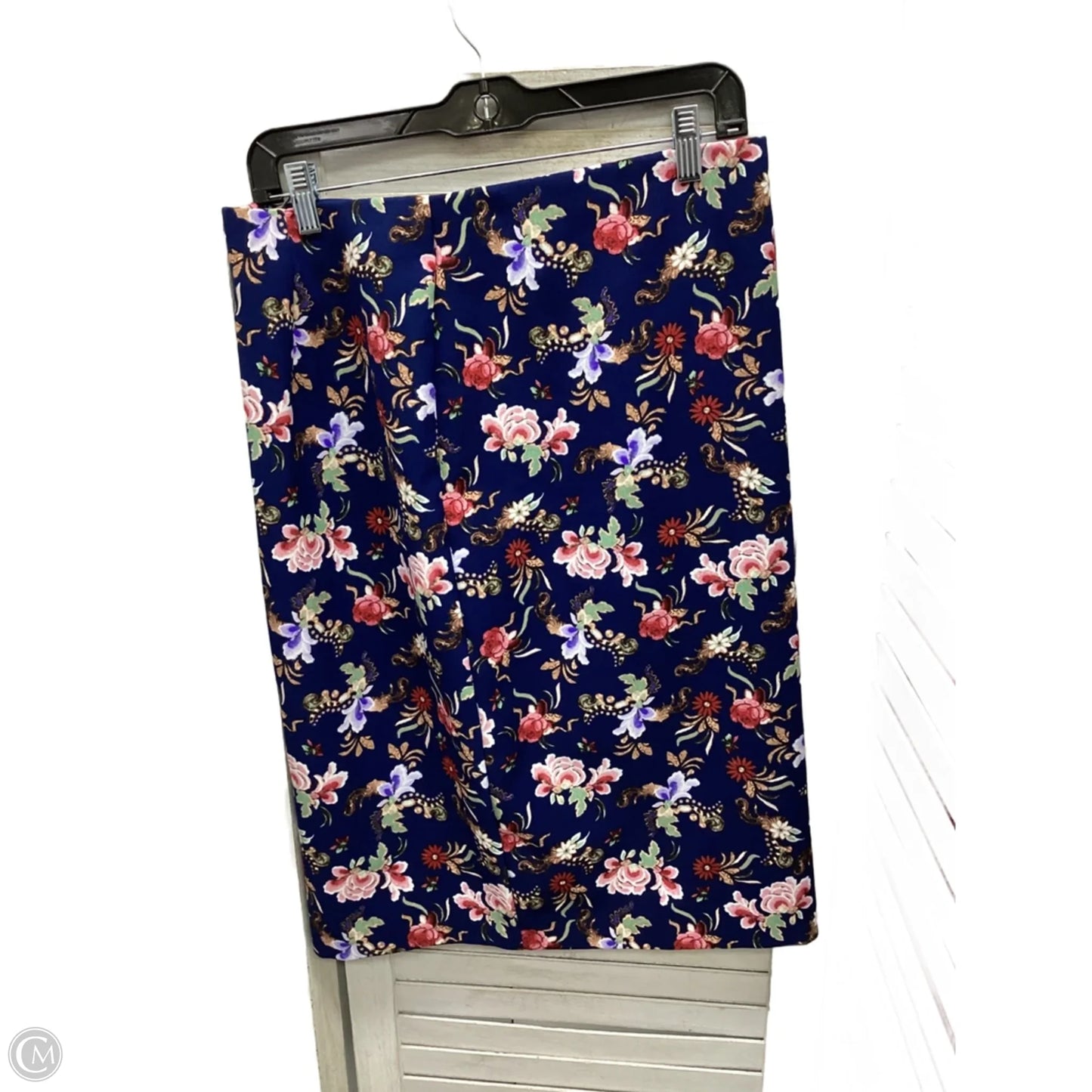 Skirt Midi By Philosophy In Floral Print, Size: 8