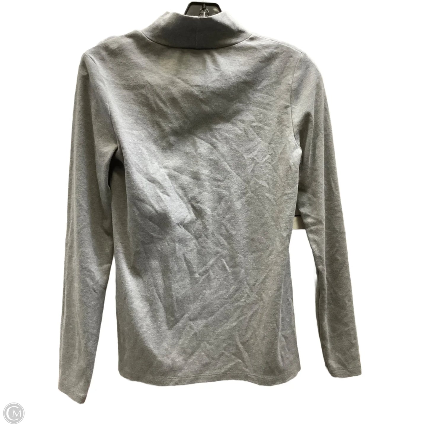 Top Long Sleeve By Croft And Barrow In Grey, Size: S