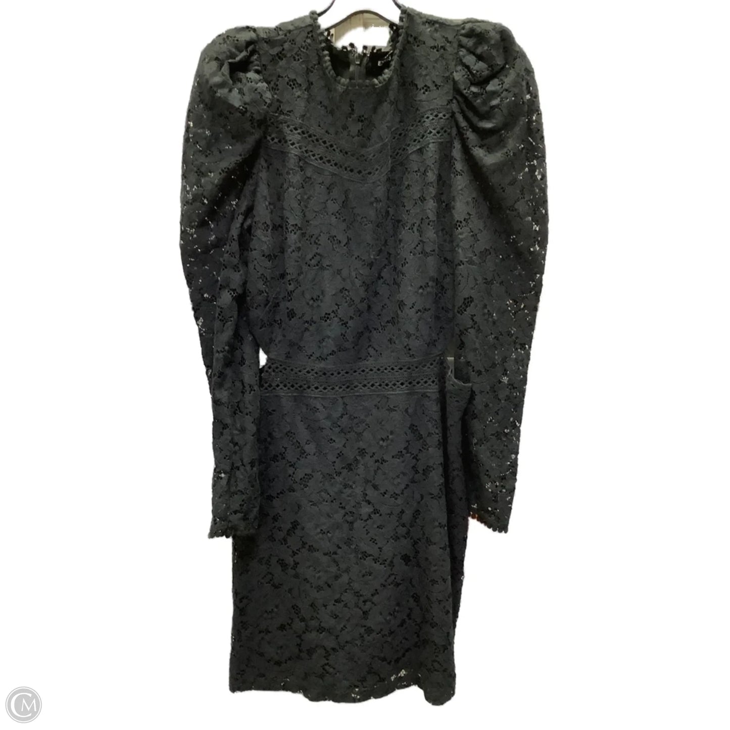 Dress Casual Midi By Express In Black, Size: L