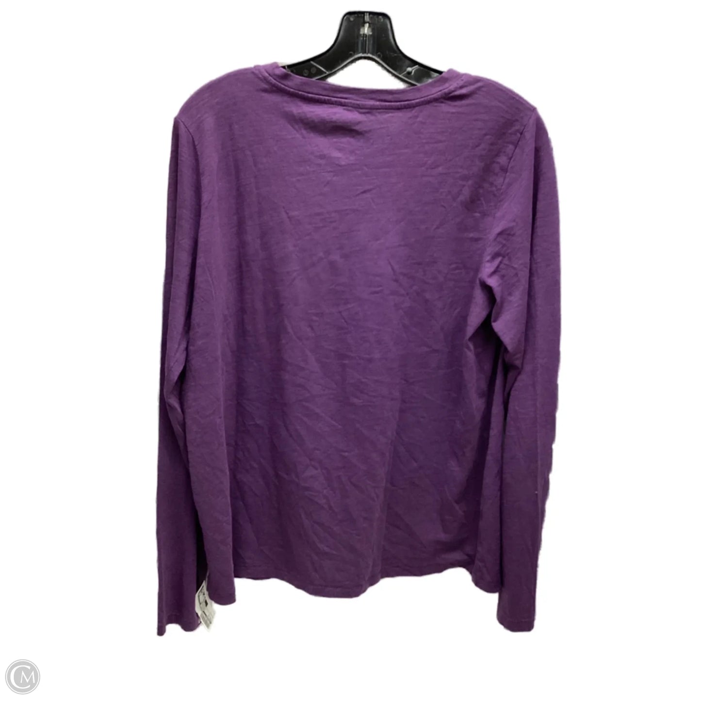 Top Long Sleeve By Sonoma In Purple, Size: L