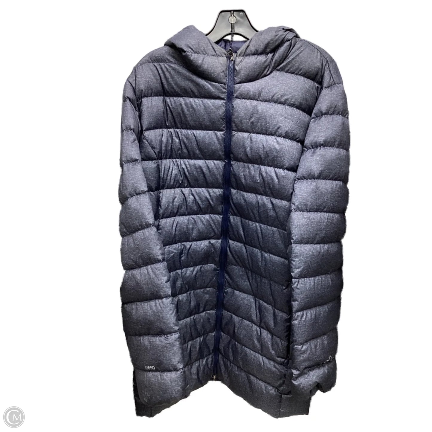 Coat Puffer & Quilted By Eddie Bauer In Blue, Size: Xxl