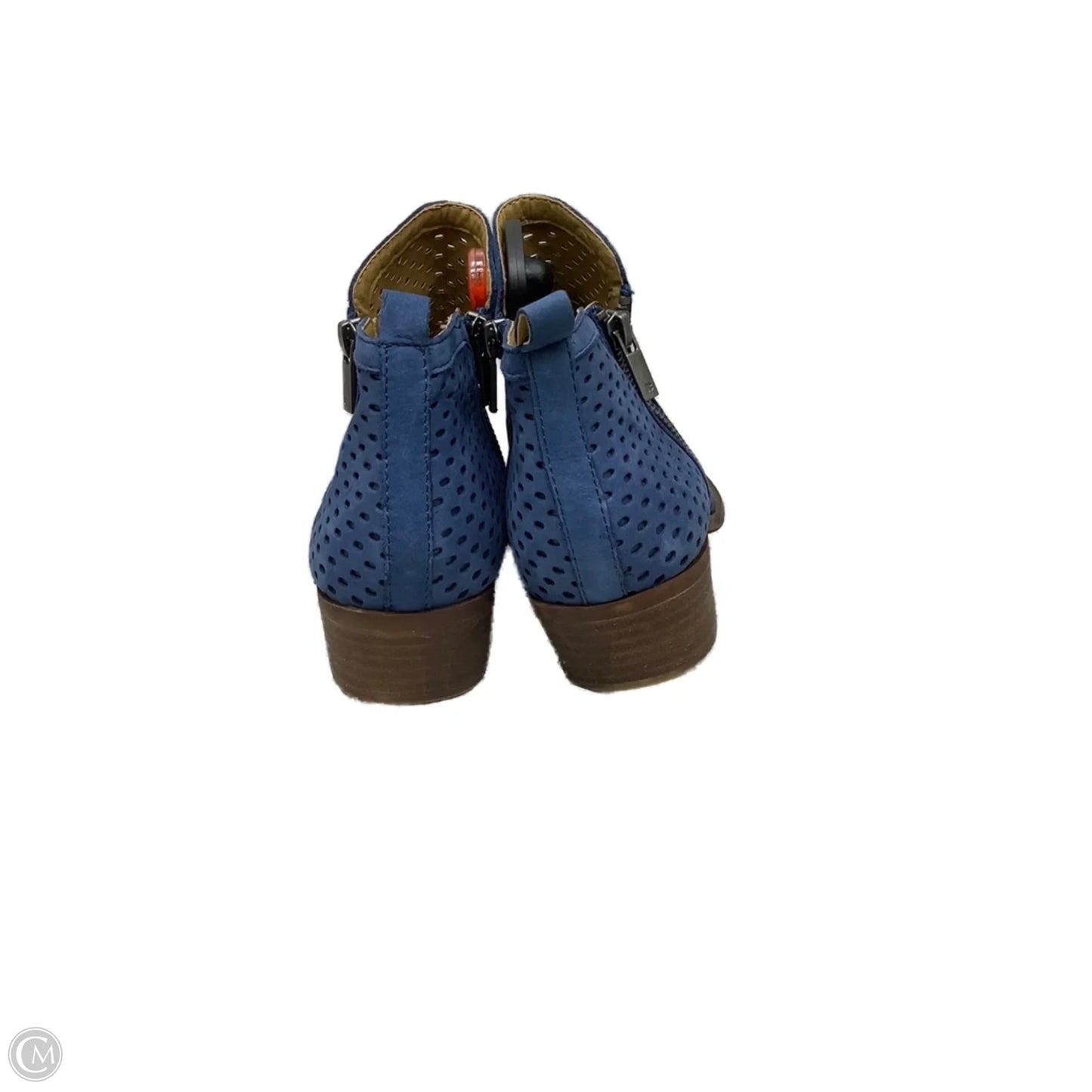Boots Ankle Heels By Lucky Brand In Blue, Size: 9