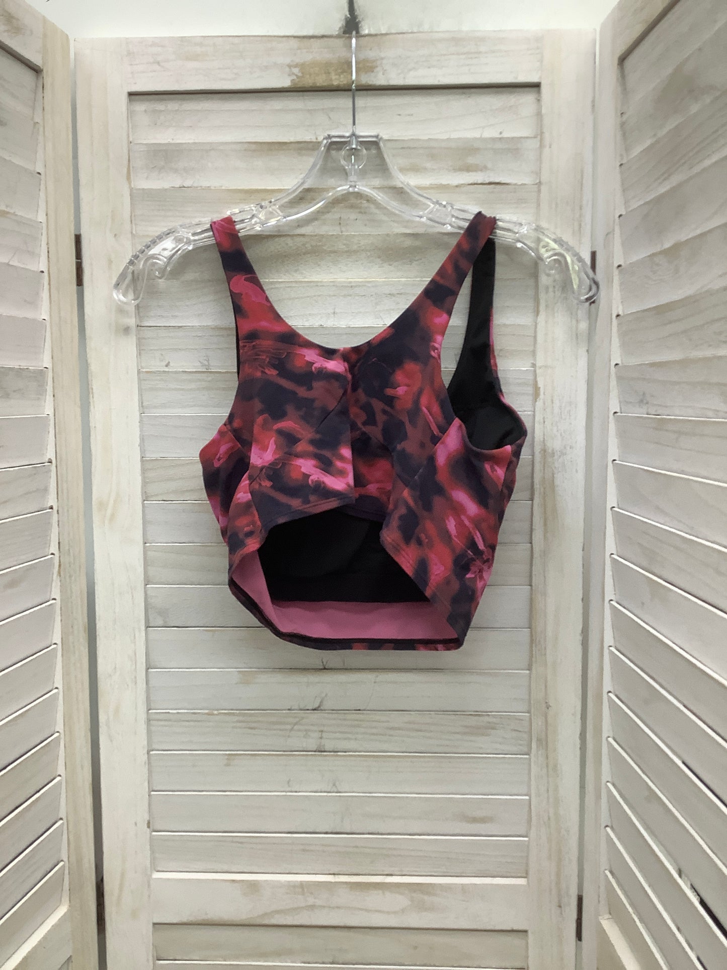 Athletic Bra By Lululemon In Floral Print, Size: 8