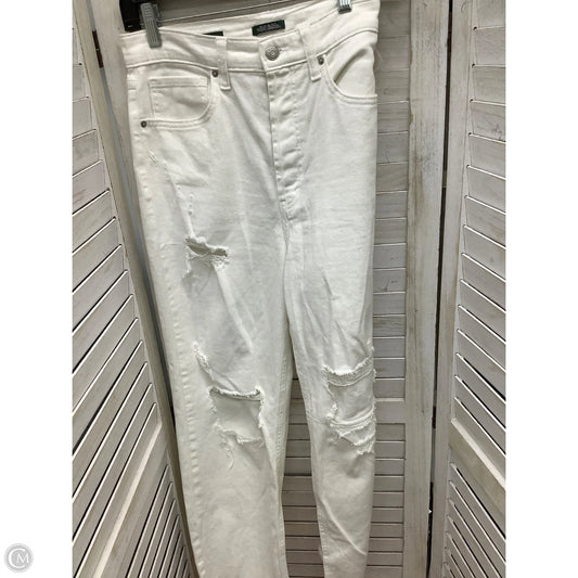 Jeans Straight By Wild Fable In White Denim, Size: 8