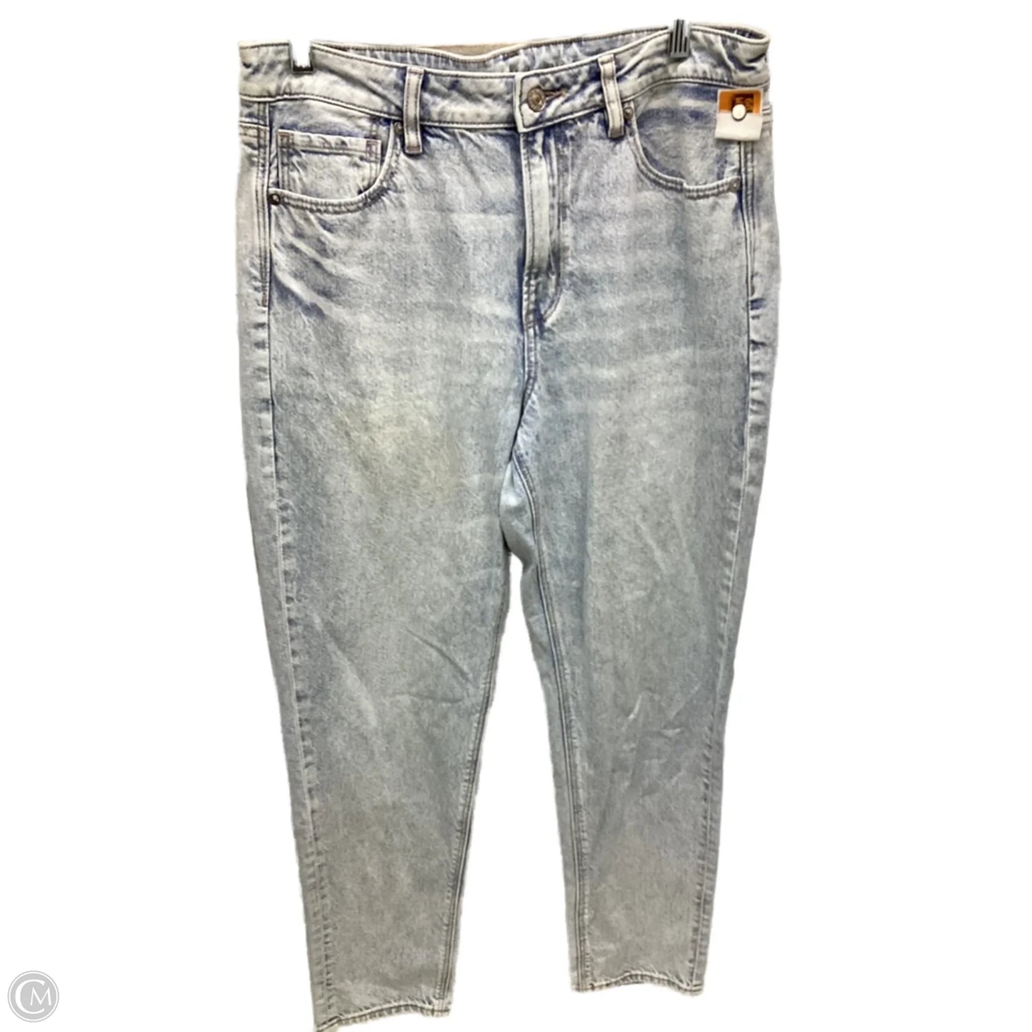 Jeans Boyfriend By American Eagle In Blue Denim, Size: 12