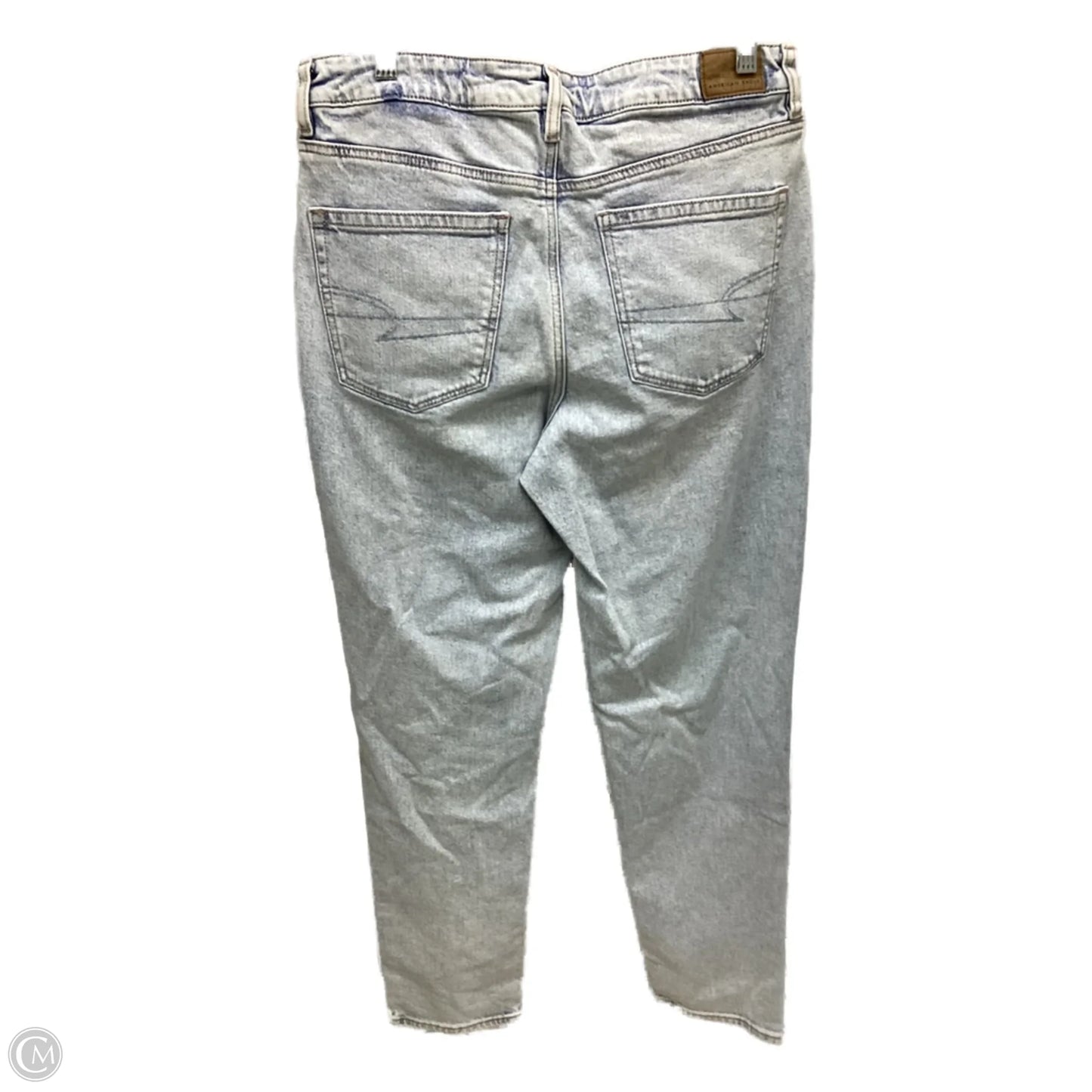Jeans Boyfriend By American Eagle In Blue Denim, Size: 12