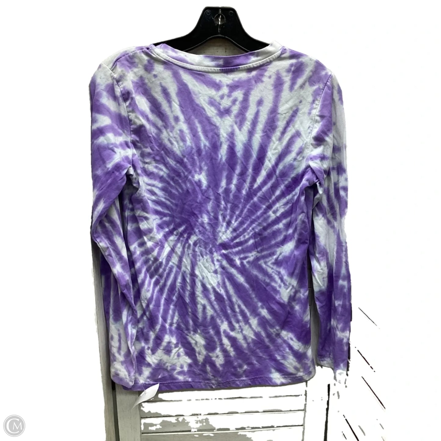 Top Long Sleeve By Clothes Mentor In Tie Dye Print, Size: M
