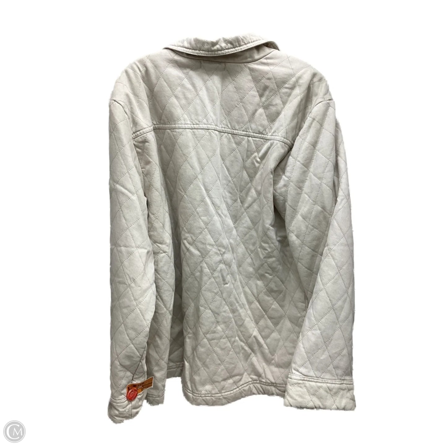 Jacket Puffer & Quilted By Clothes Mentor In Beige, Size: L