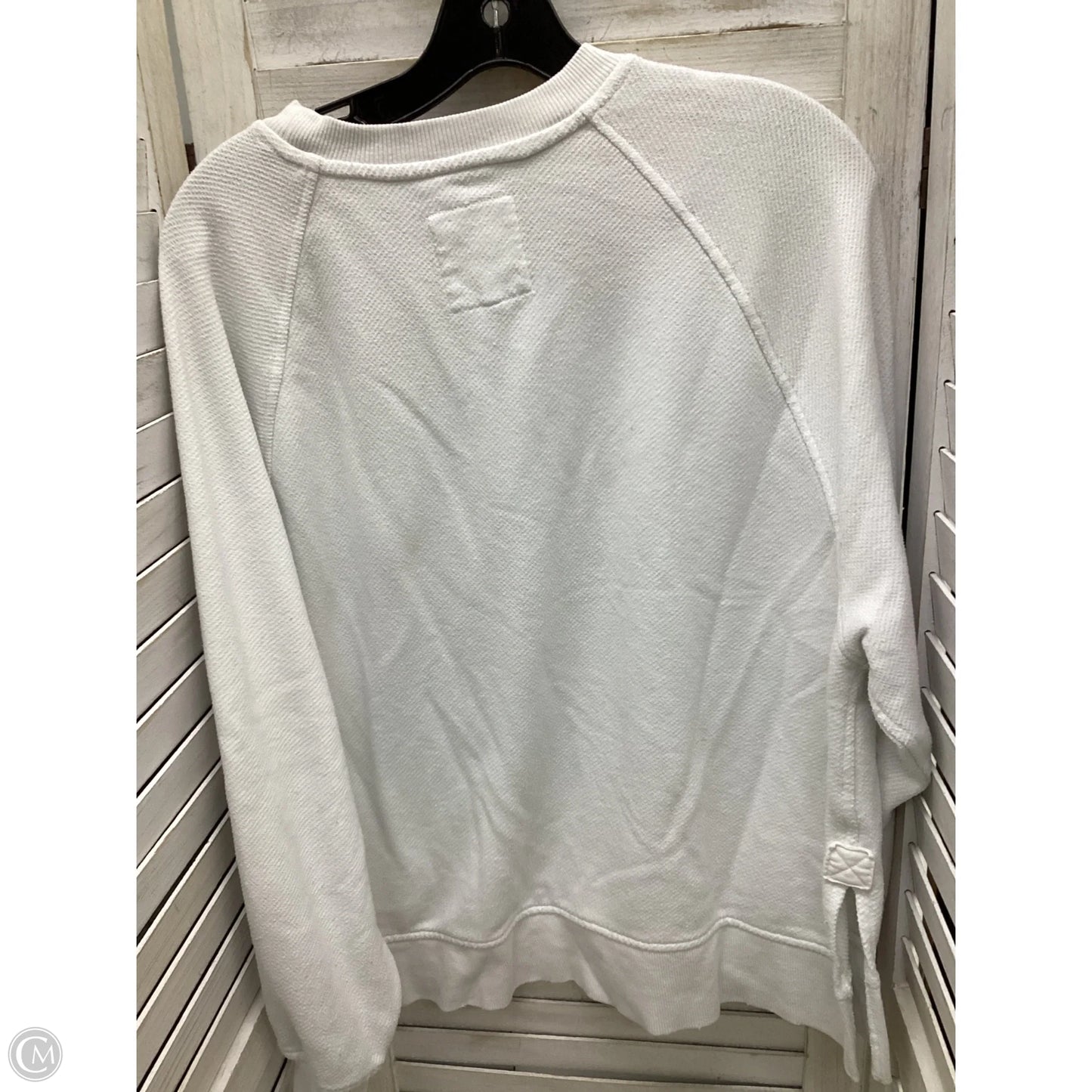 Sweatshirt Crewneck By Aerie In White, Size: Xxs