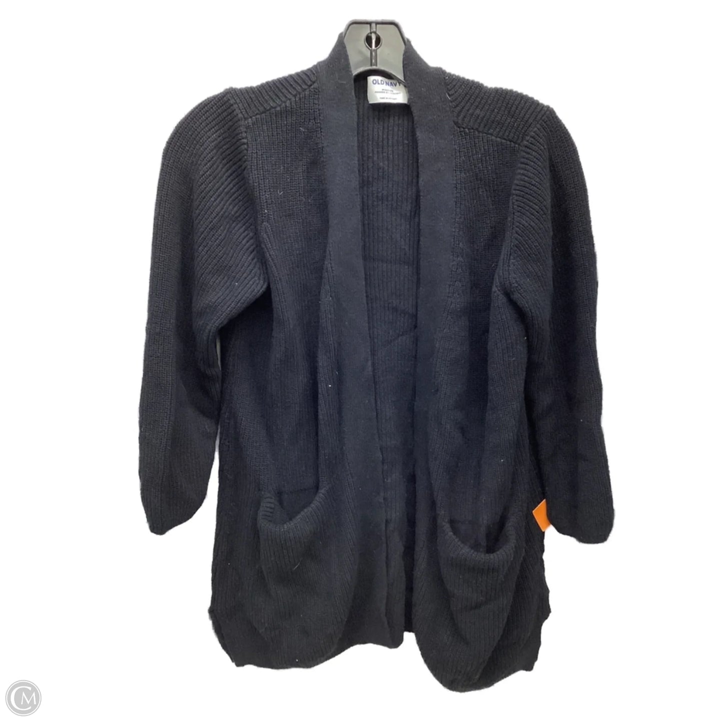 Sweater Cardigan By Old Navy In Black, Size: M