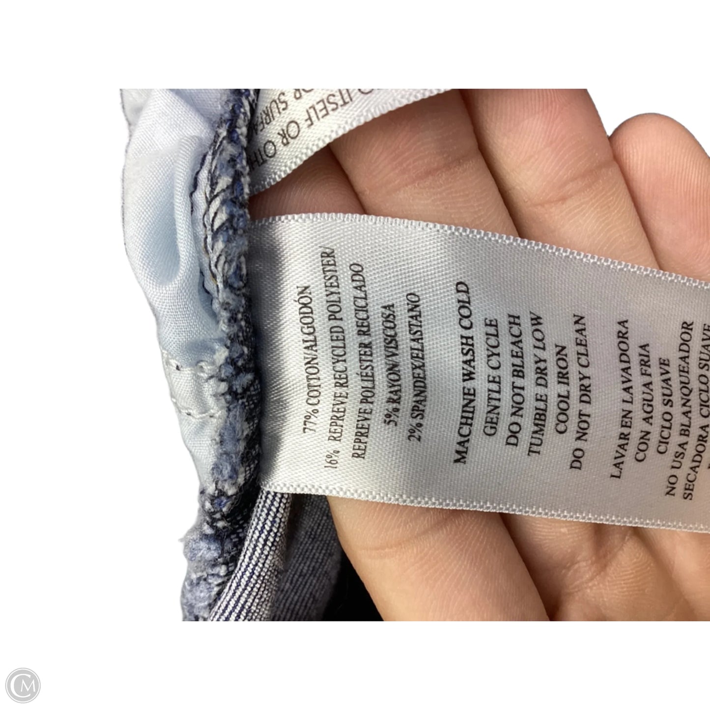 Shorts By Calvin Klein In Blue Denim, Size: 6
