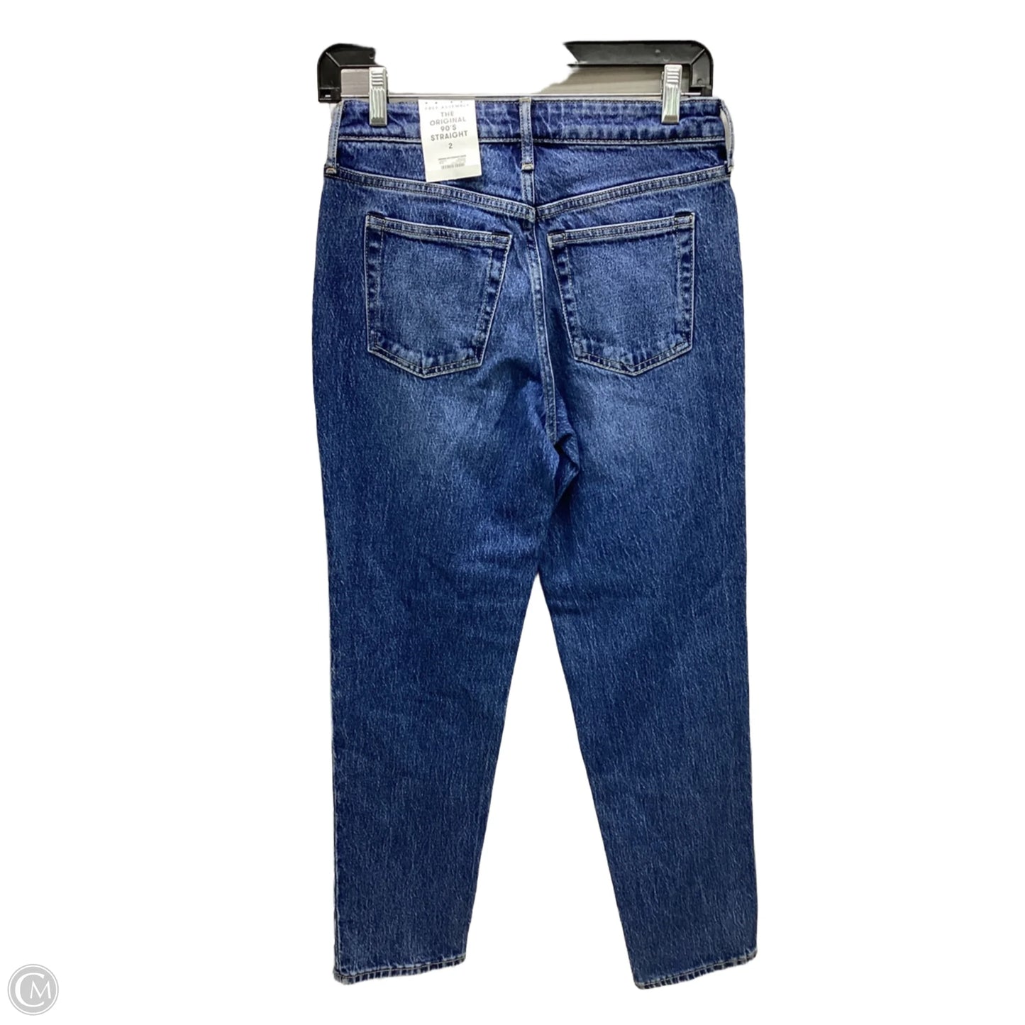 Jeans Straight By Free Assembly In Blue Denim, Size: 2