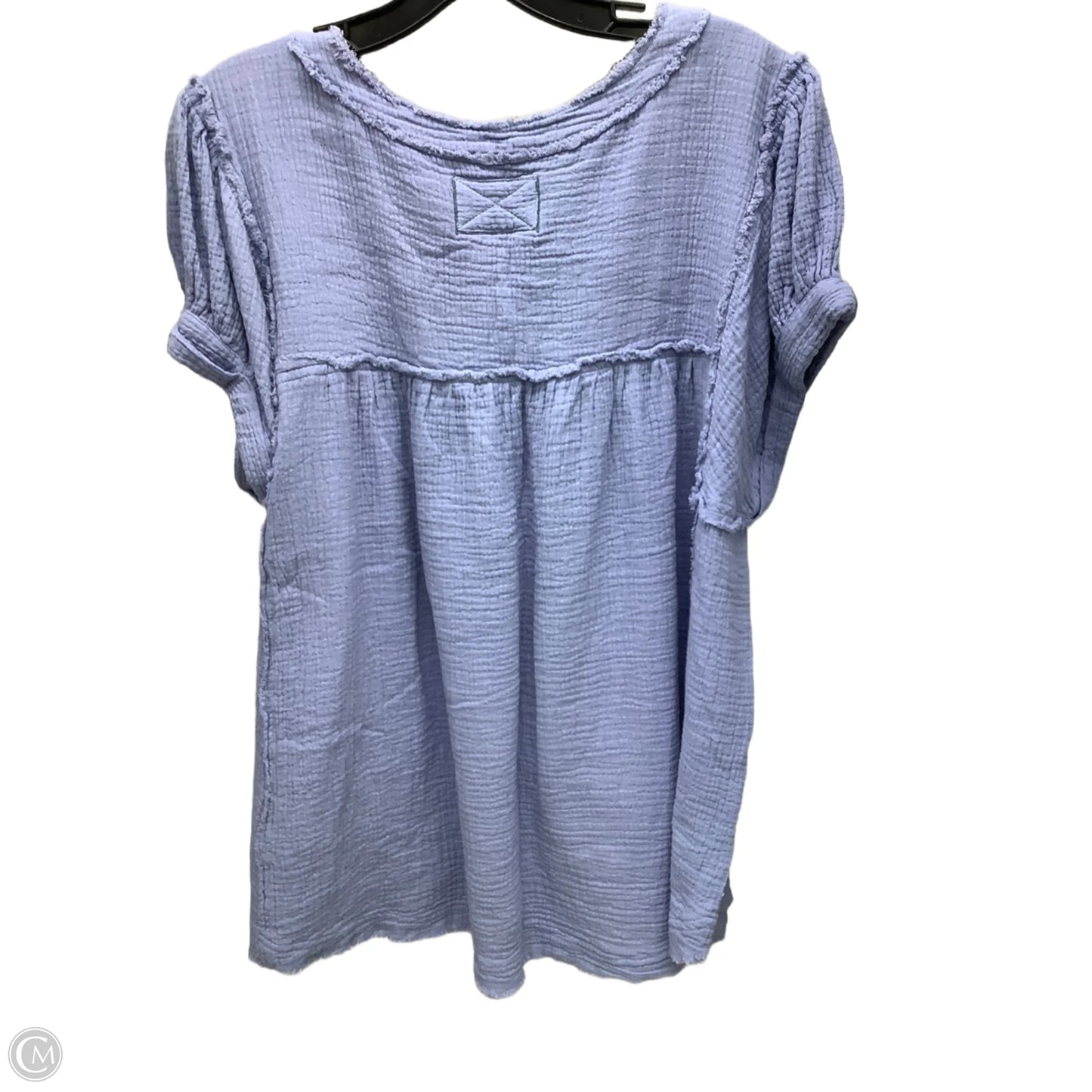 Top Short Sleeve By We The Free In Blue, Size: L