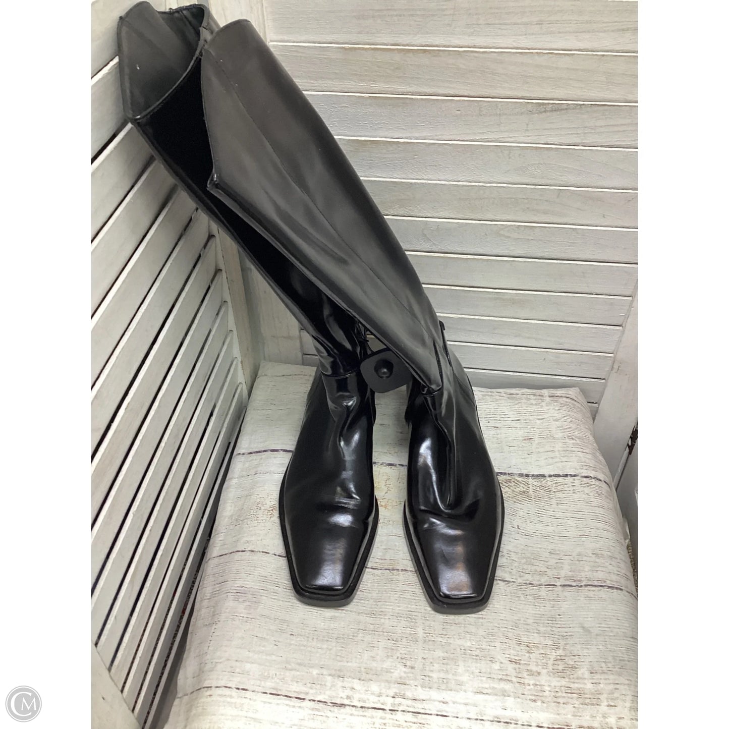 Boots Mid-calf Flats By Sam Edelman In Black, Size: 8.5