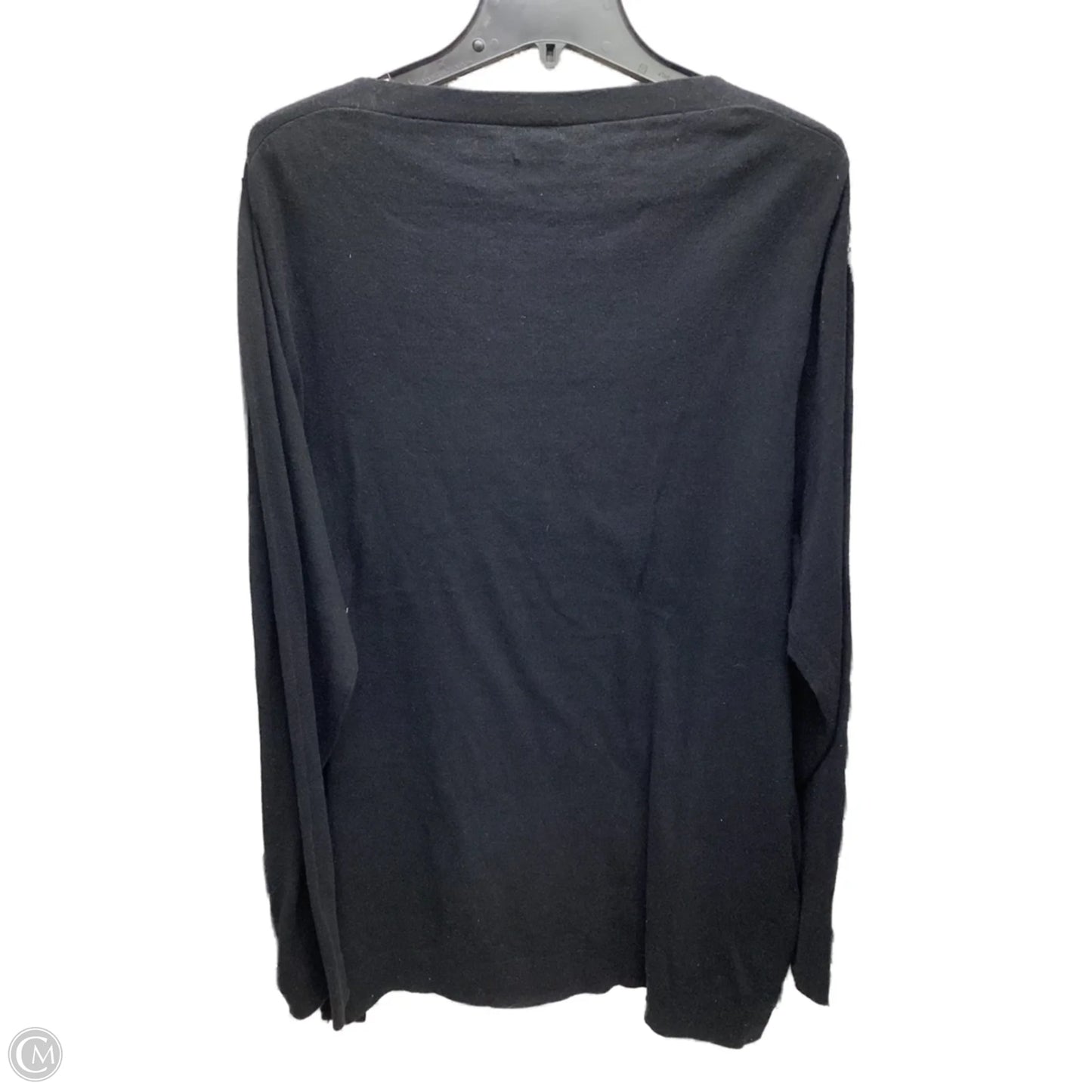 Top Long Sleeve By J. Crew In Black, Size: Xxl