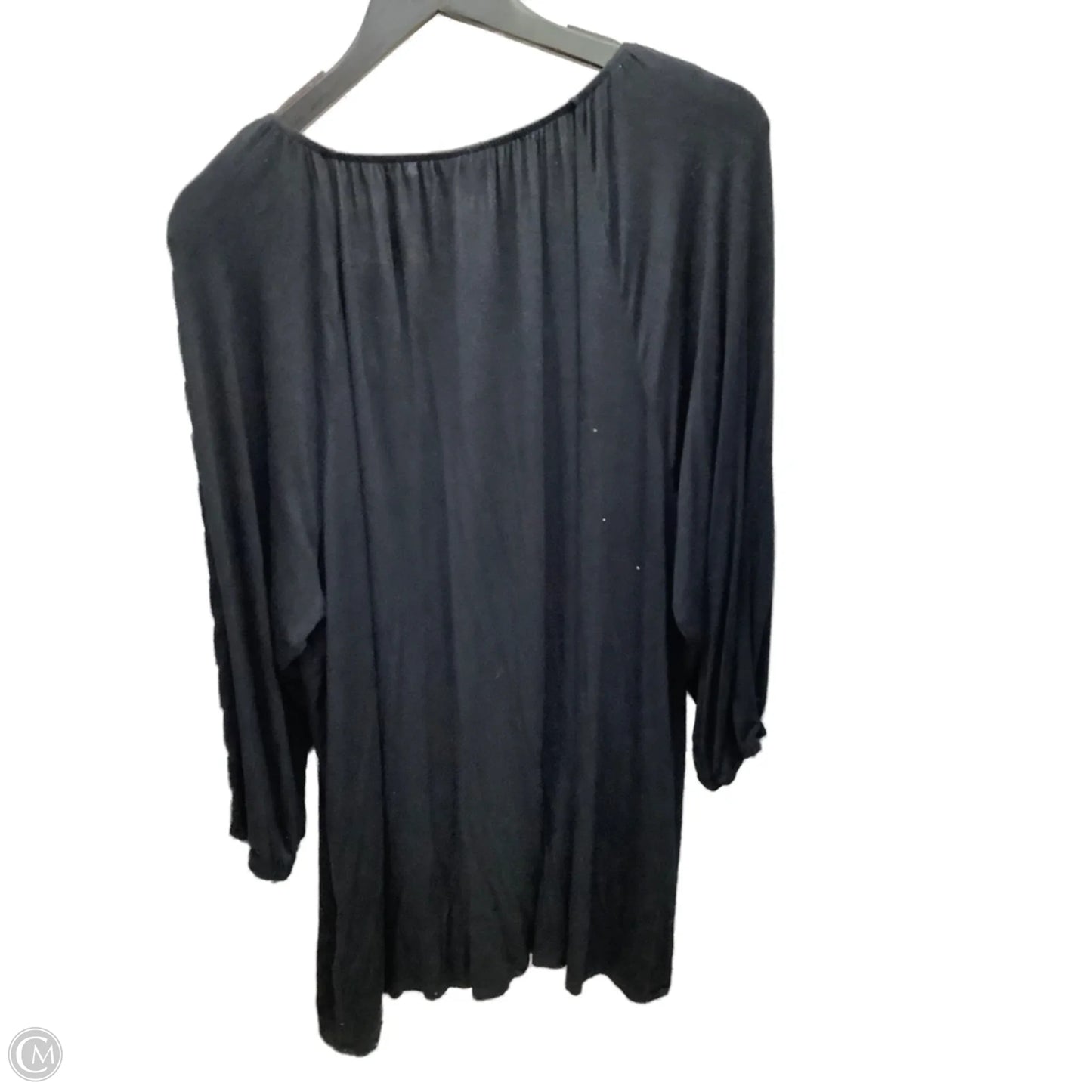 Top Long Sleeve By Lularoe In Black, Size: 3x