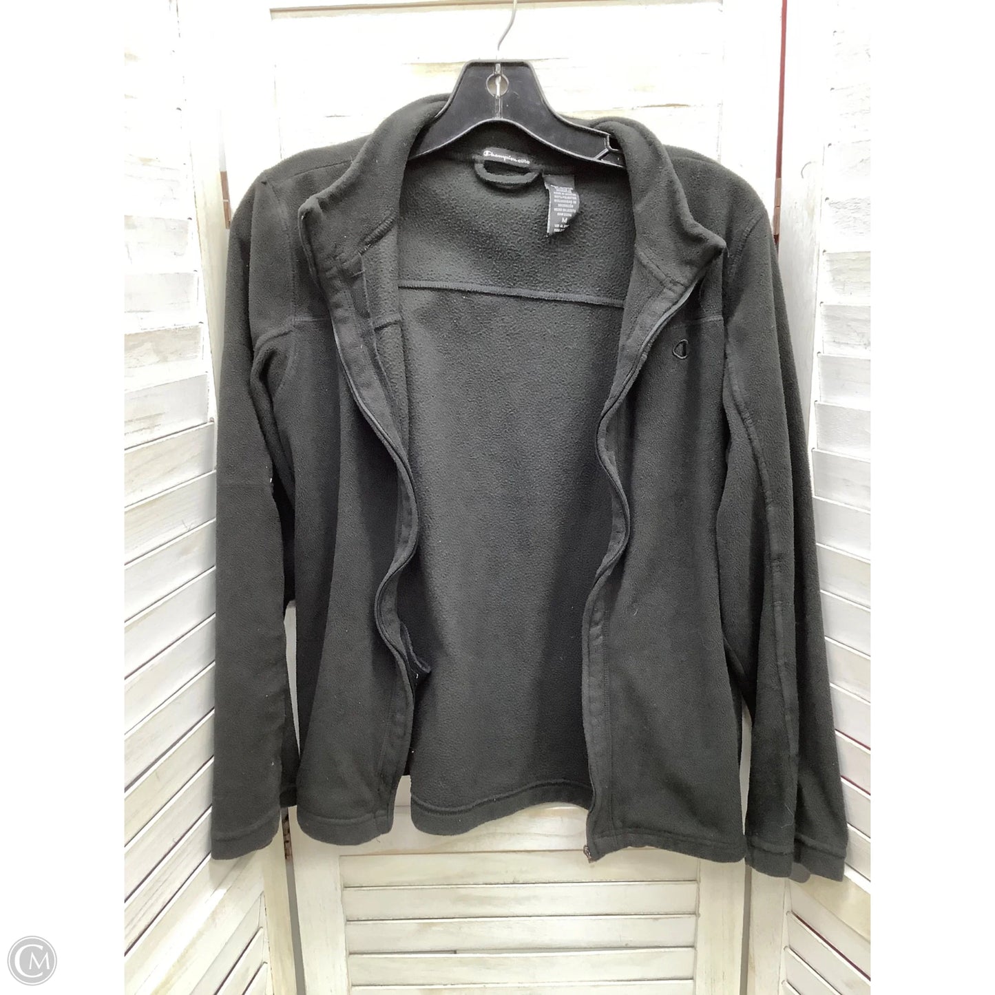 Athletic Jacket By Champion In Black, Size: M