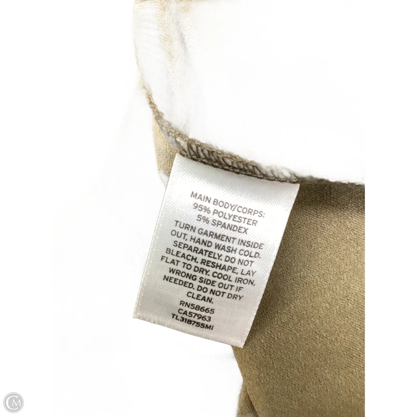 Dress Casual Midi By Leith In Brown, Size: S