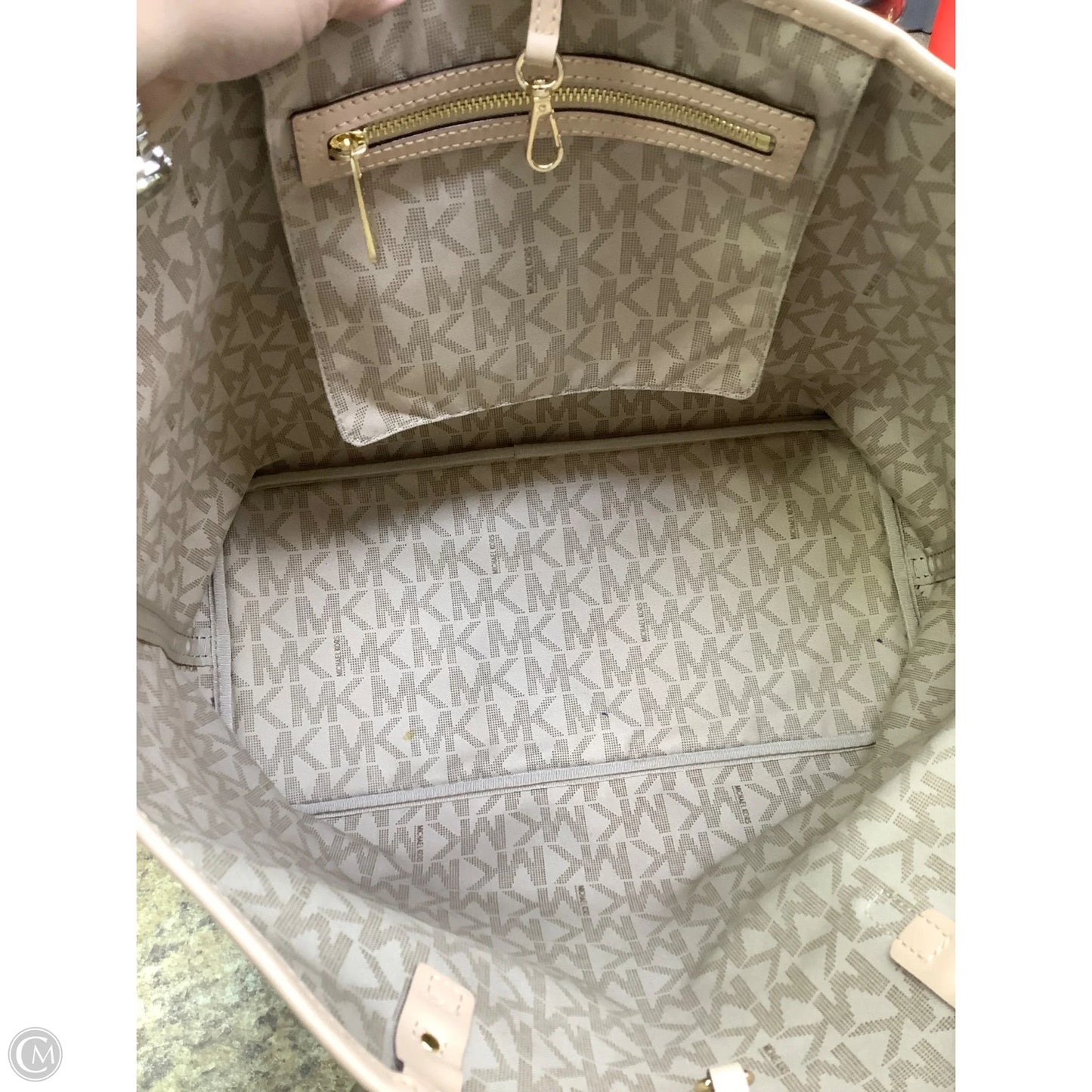 Tote Designer By Michael Kors, Size: Large