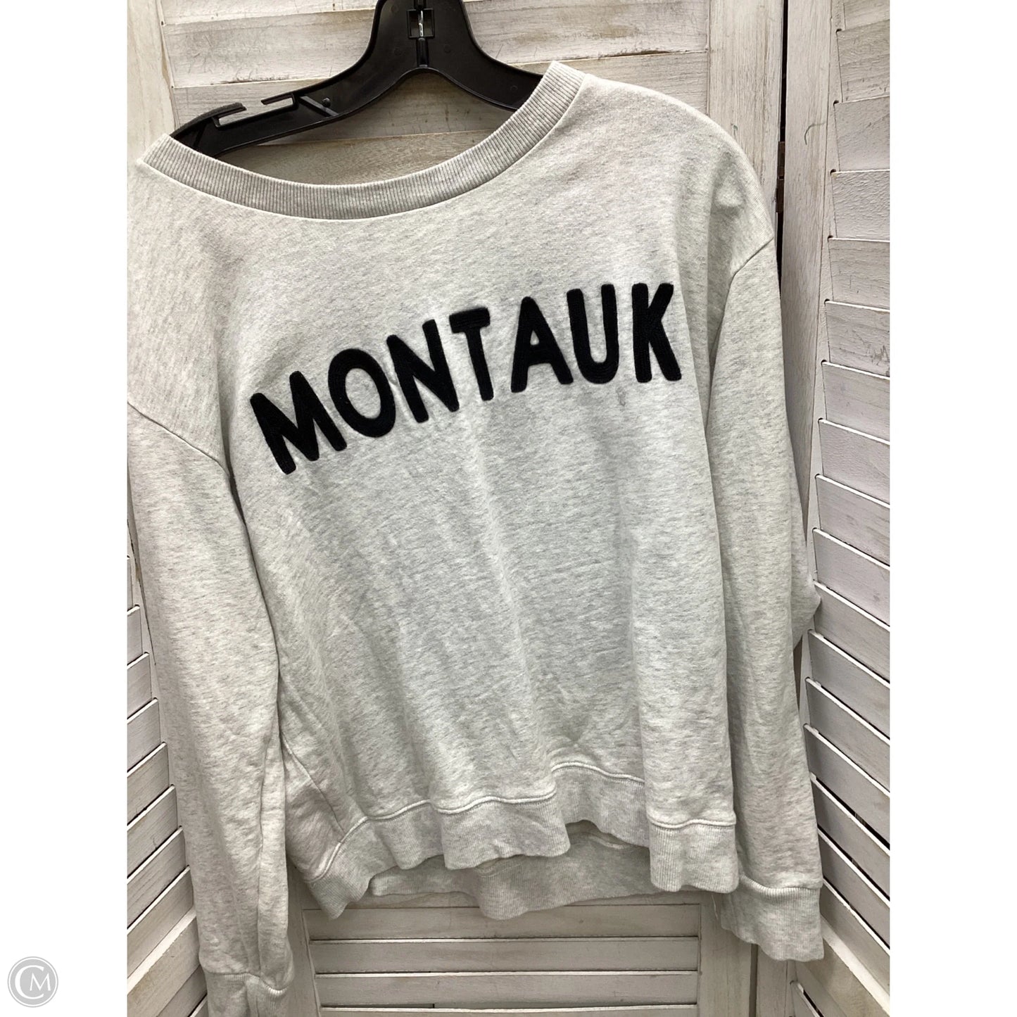 Sweatshirt Crewneck By J. Crew In Grey, Size: M