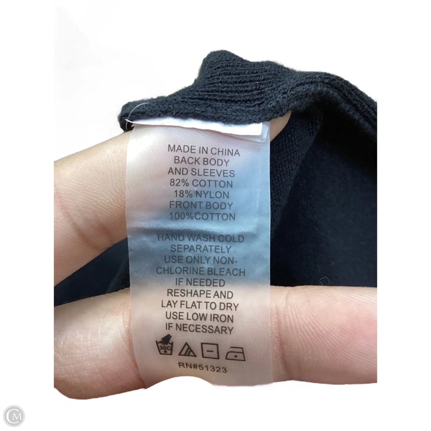 Cardigan By Vince Camuto In Black, Size: 2x