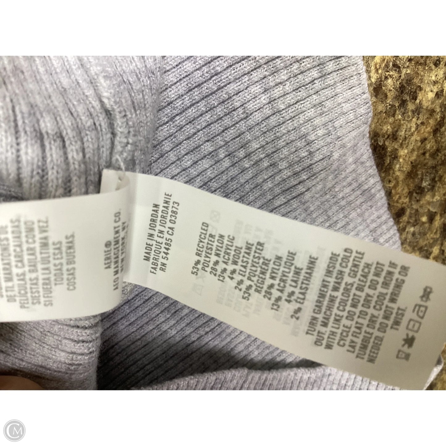 Top Sleeveless By Aerie In Grey, Size: M