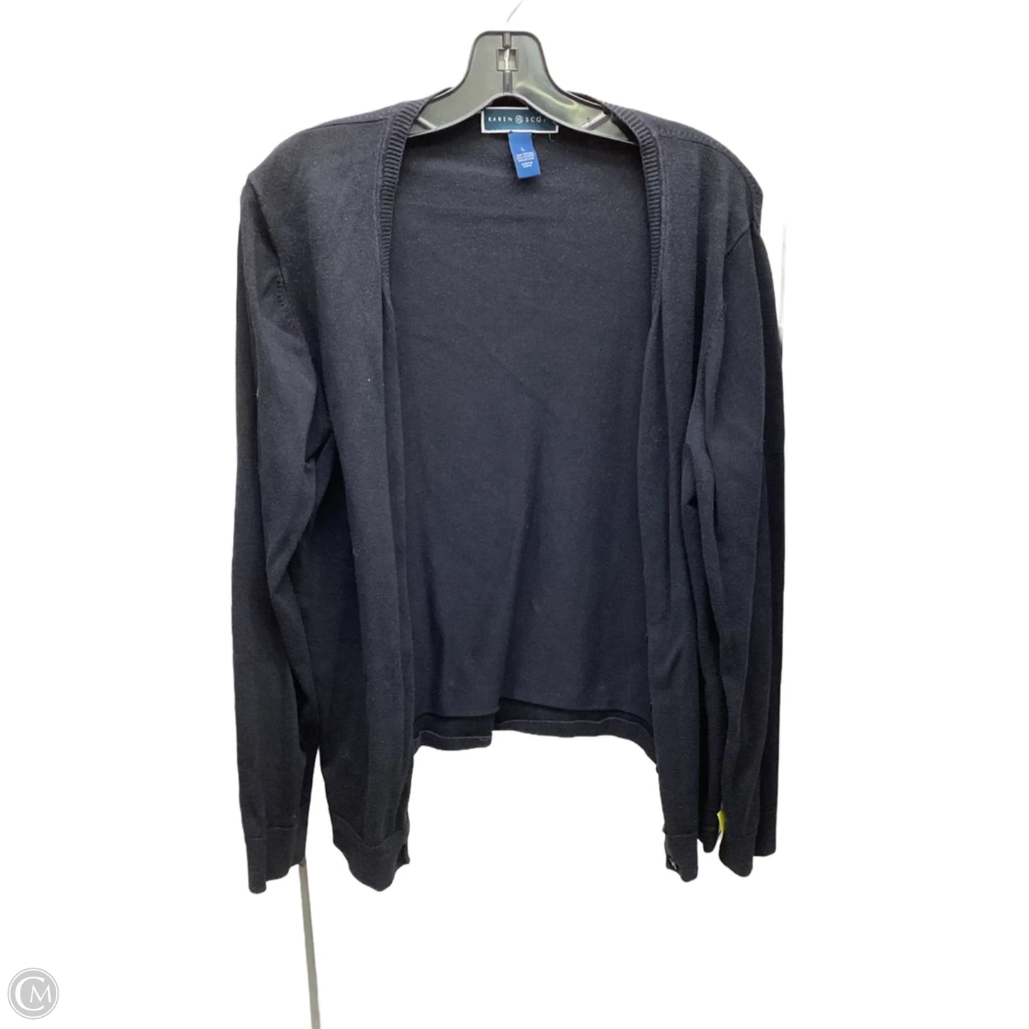 Cardigan By Karen Scott In Black, Size: L