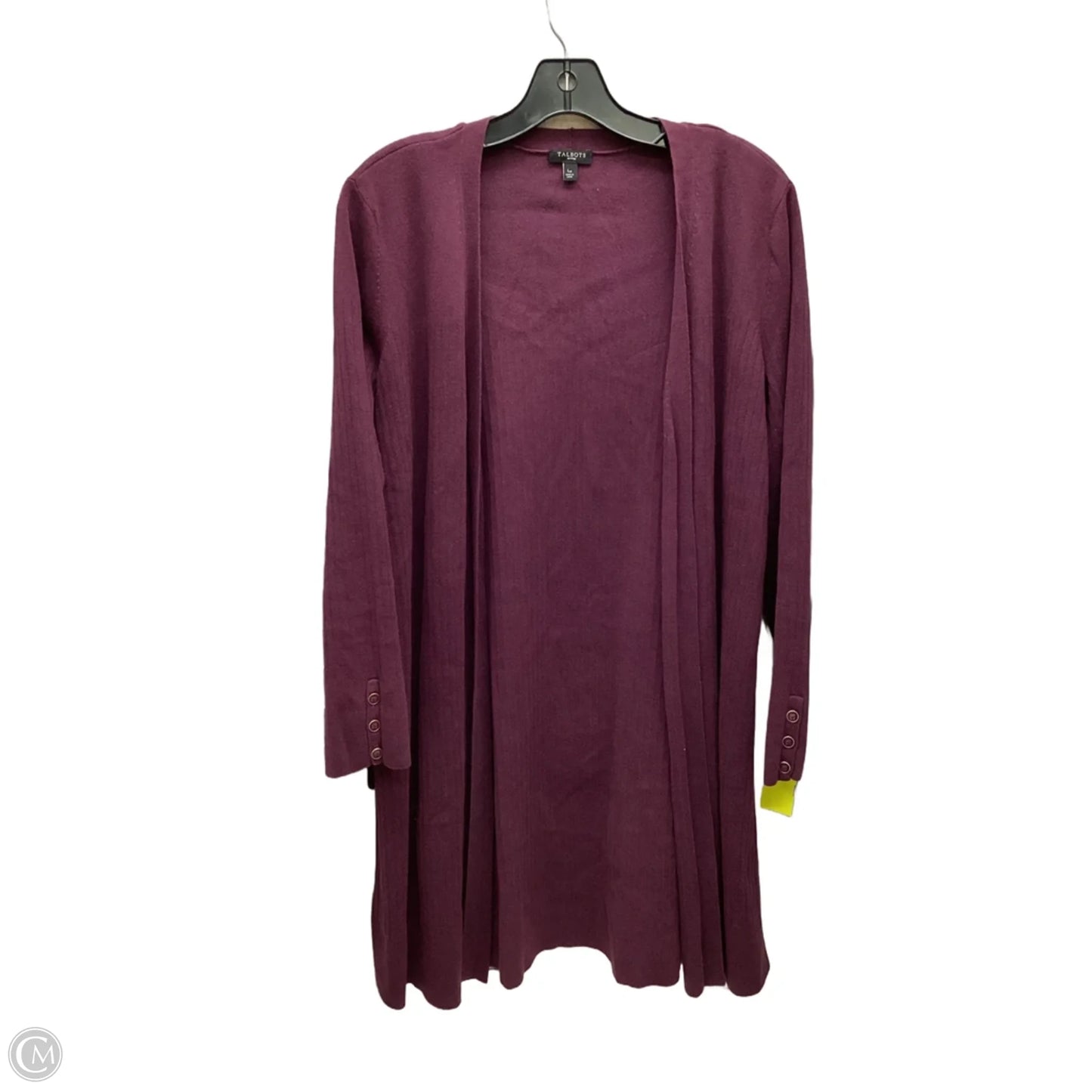 Cardigan By Talbots In Maroon, Size: Lp