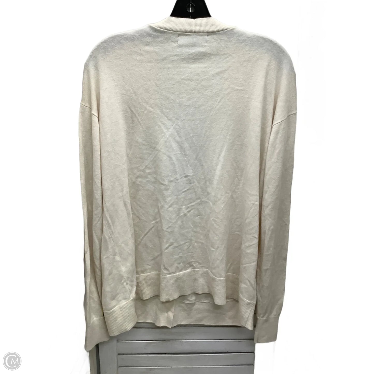 Cardigan By Banana Republic In Cream, Size: L