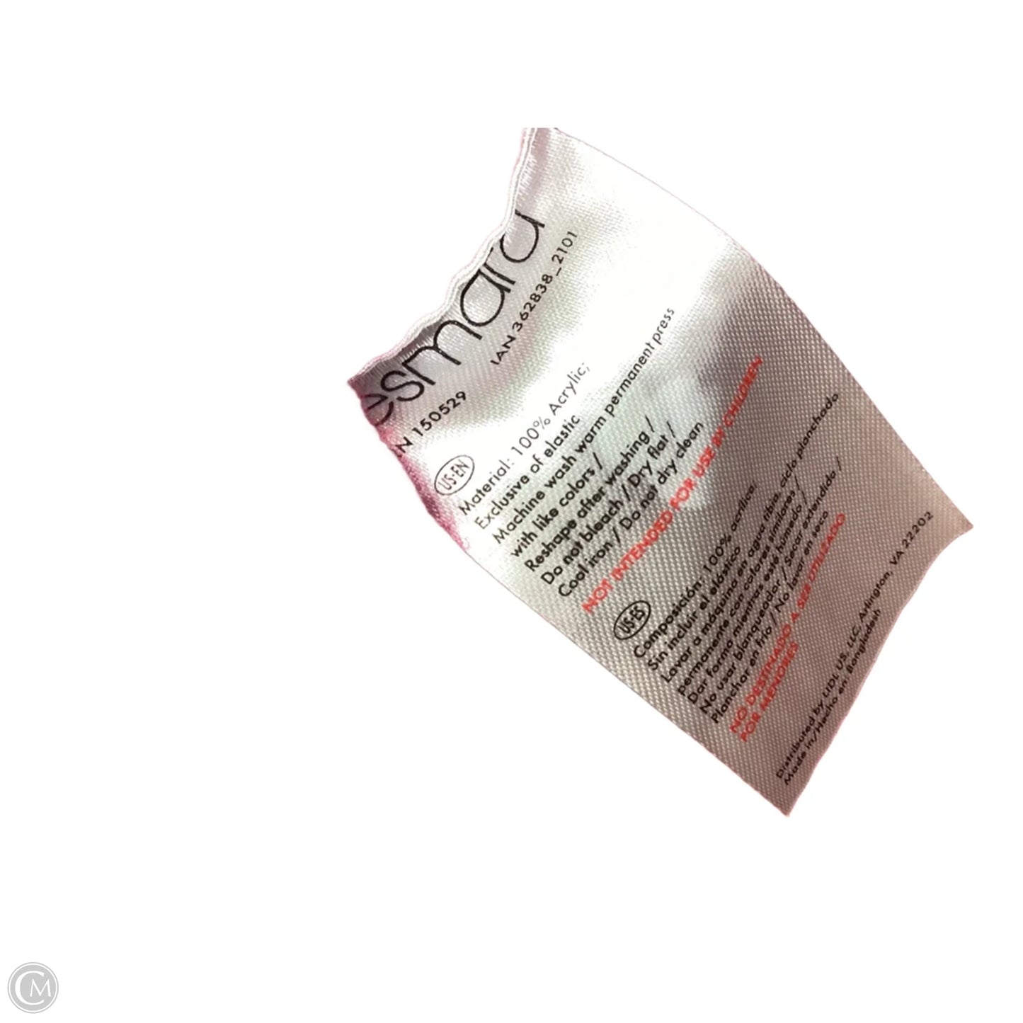 Sweater By Clothes Mentor In Red, Size: L