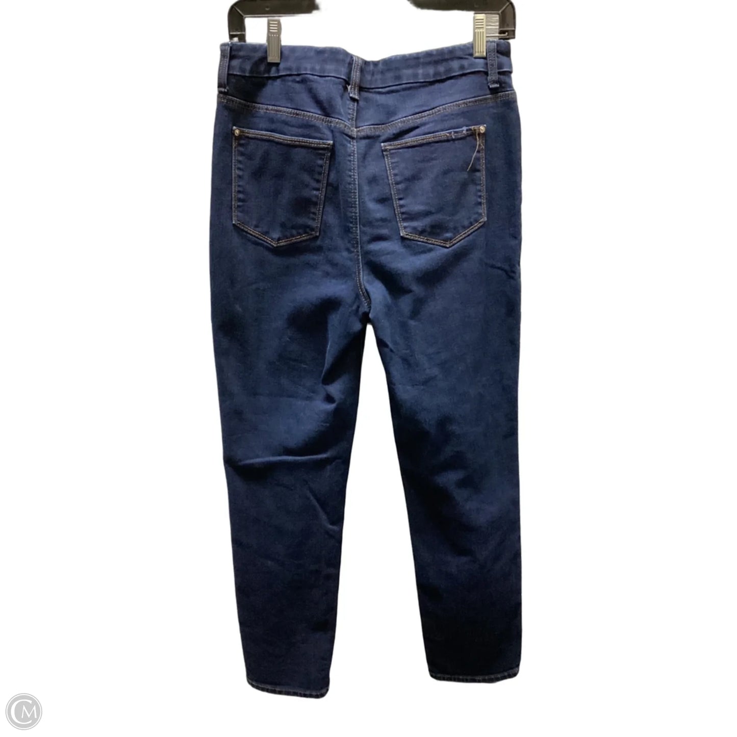 Jeans Straight By Chicos In Blue Denim, Size: 6