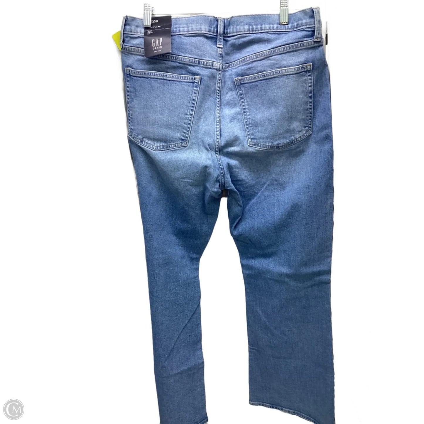 Jeans Flared By Gap In Blue Denim, Size: 16