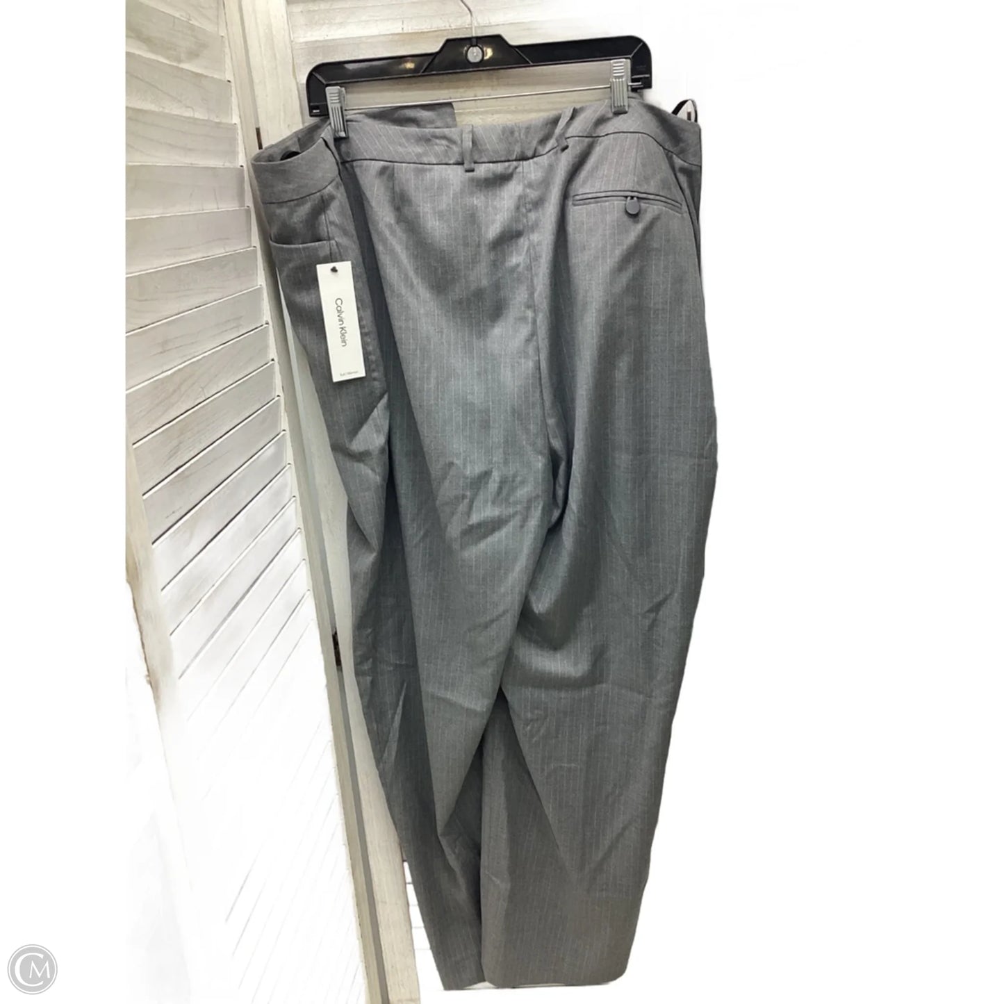 Pants Dress By Calvin Klein In Striped Pattern, Size: 16