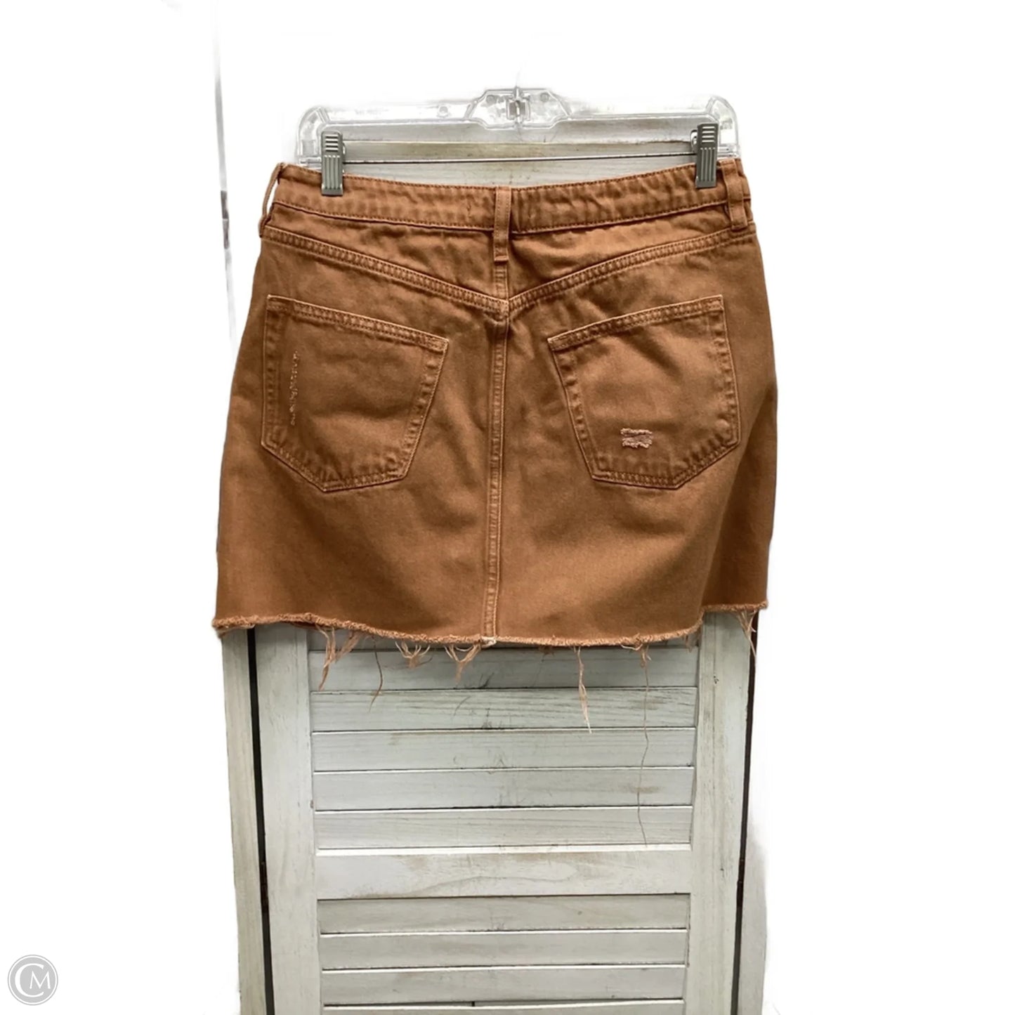 Skirt Mini & Short By We The Free In Brown Denim, Size: 8