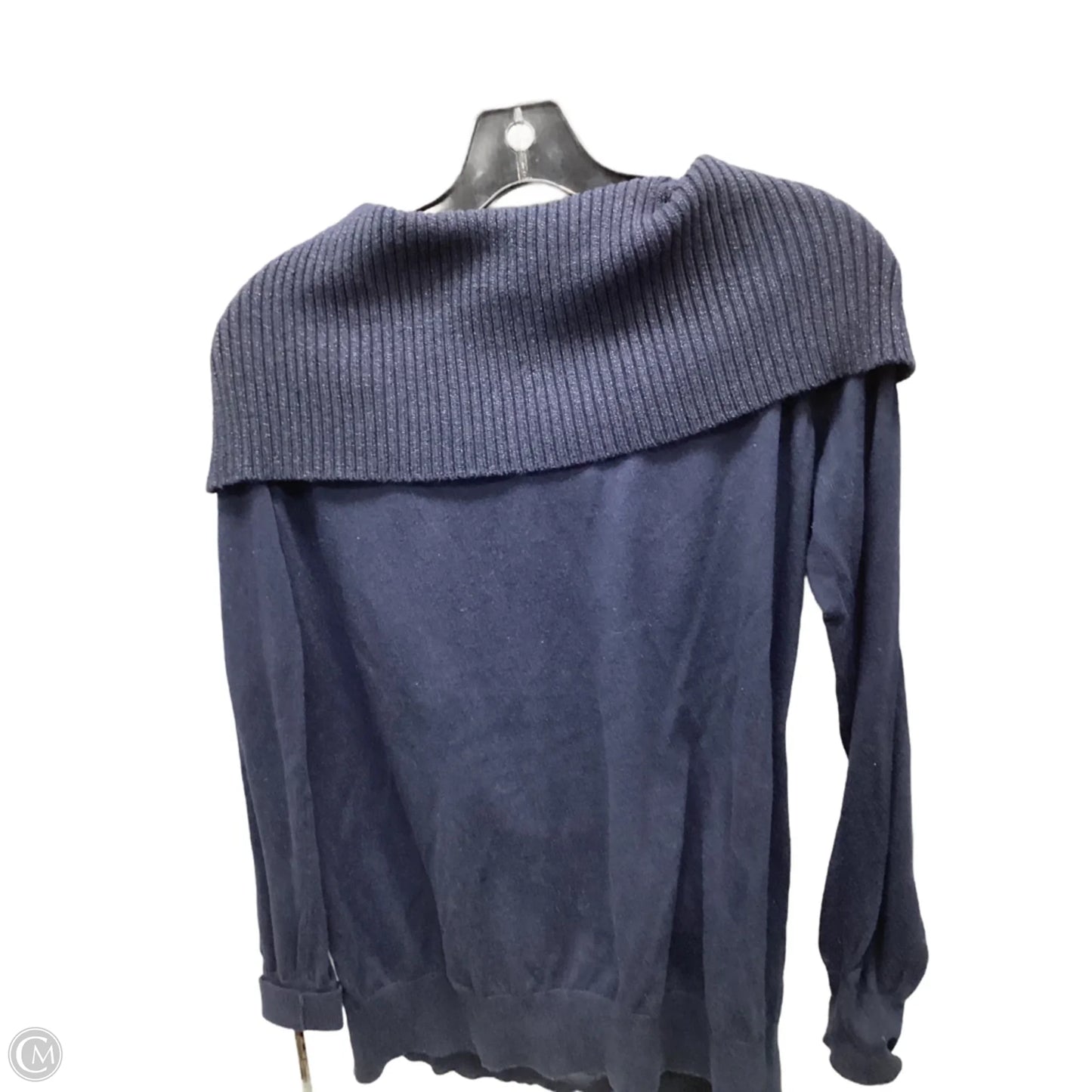 Top Long Sleeve By Michael By Michael Kors In Navy, Size: L