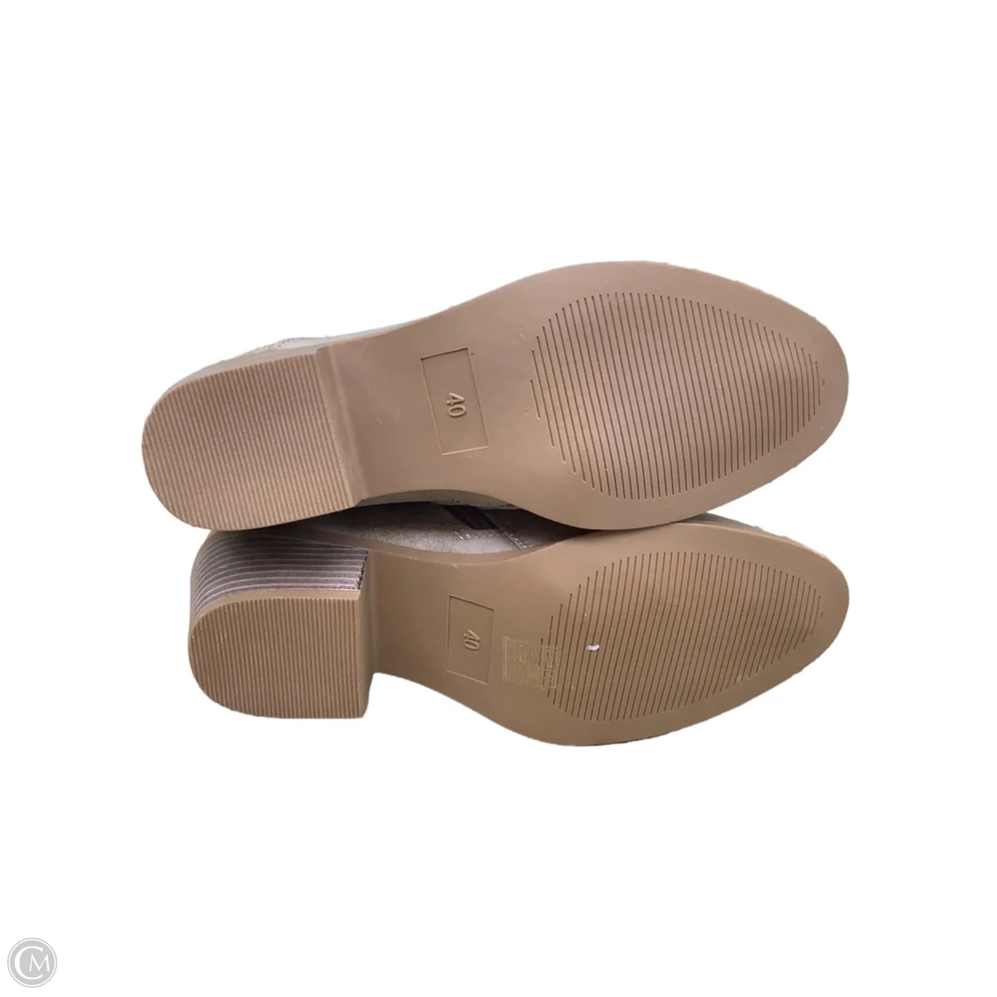 Shoes Heels Block By Clothes Mentor In Beige, Size: 9