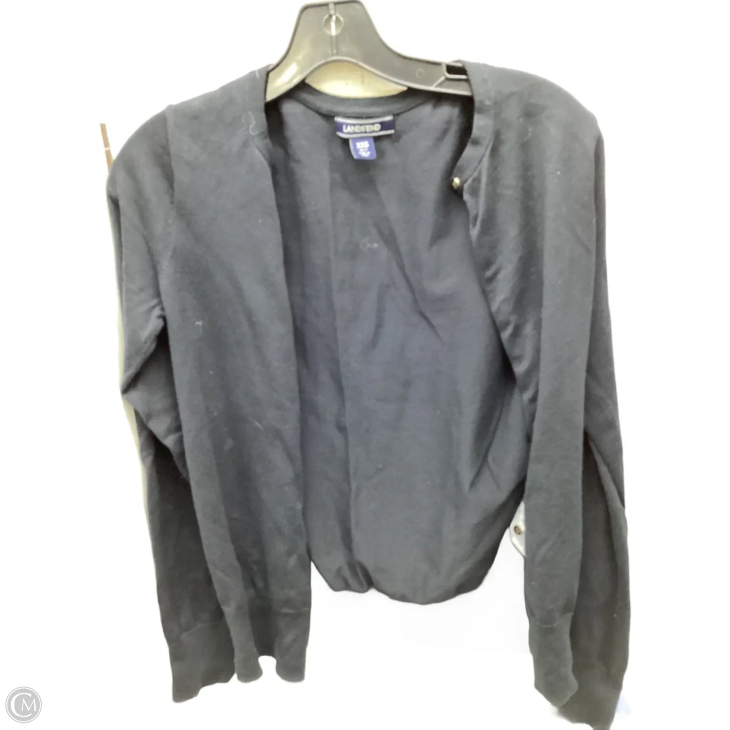 Cardigan By Lands End In Black, Size: Xxs