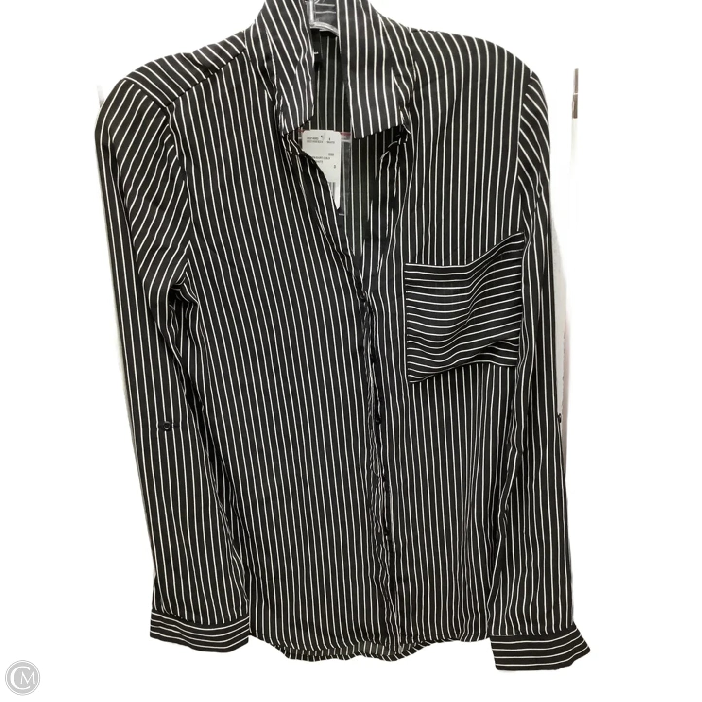 Top Long Sleeve By Forever 21 In Striped Pattern, Size: M