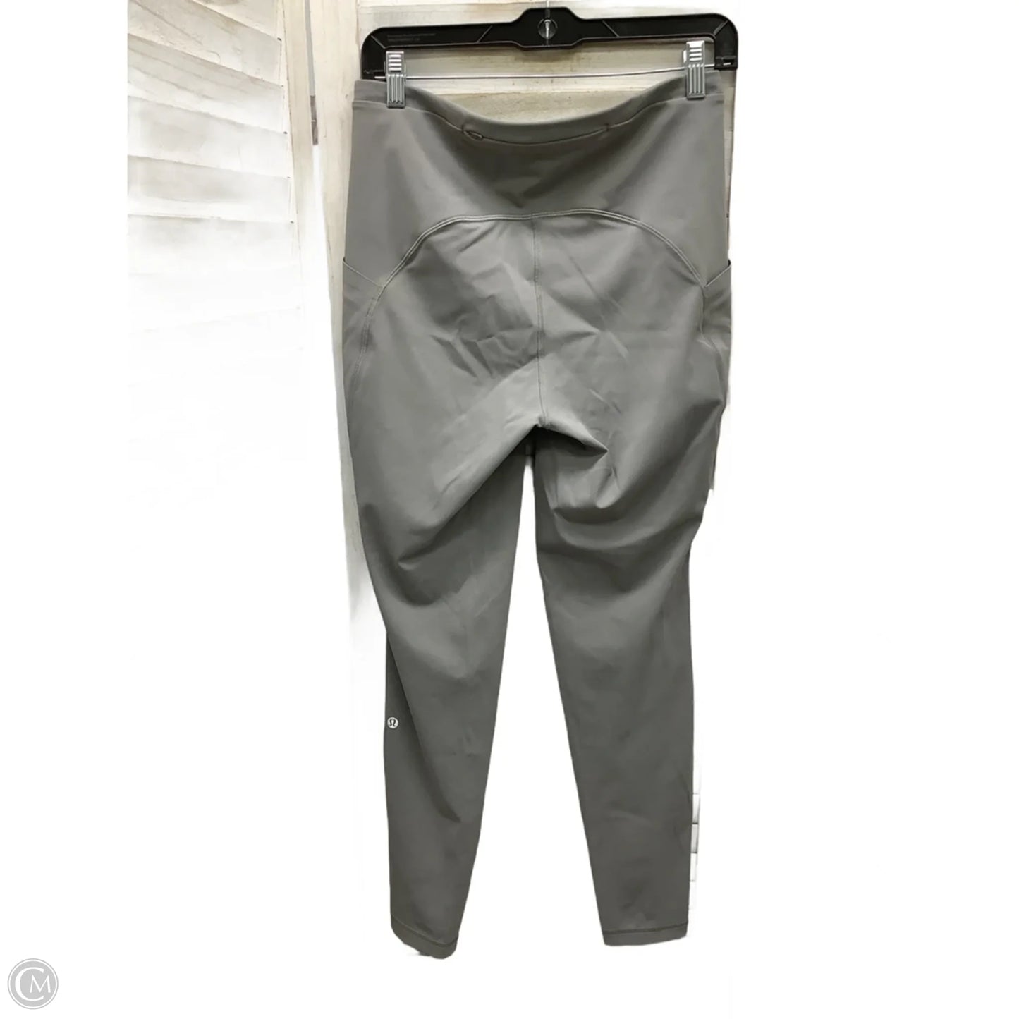 Athletic Leggings By Lululemon In Grey, Size: 10