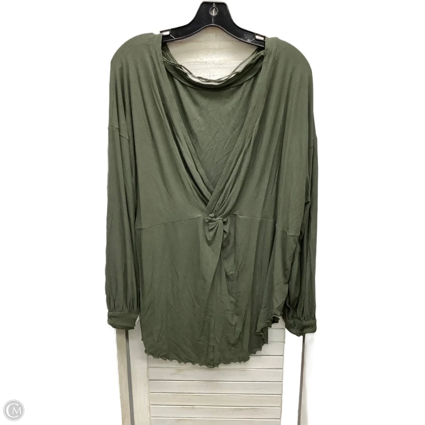 Top Long Sleeve By Free People In Green, Size: M