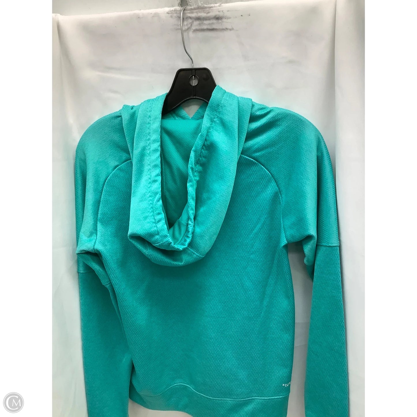 Sweatshirt Hoodie By Adidas In Teal, Size: Xs