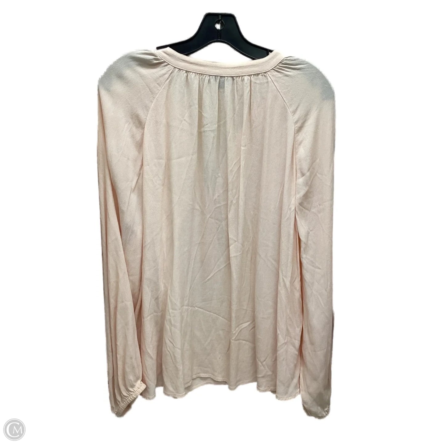 Top Long Sleeve By J. Crew In Pink, Size: 2x